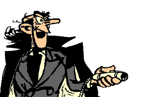 Gif animé Spirou Zorglub